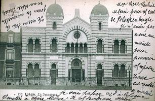 Belgium, Synagogue in Liege (Luik)